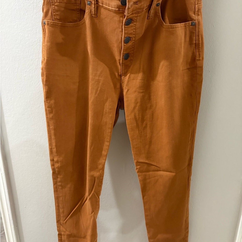 Madewell Camel High-Rise Pants